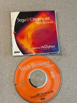 SEGA Dreamcast Web Browser Powered By AT&T Worldnet