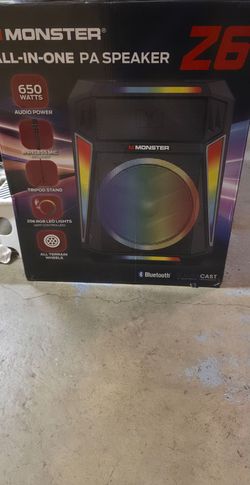 Monster Z6 All-in-One PA Speaker – 650 Watts