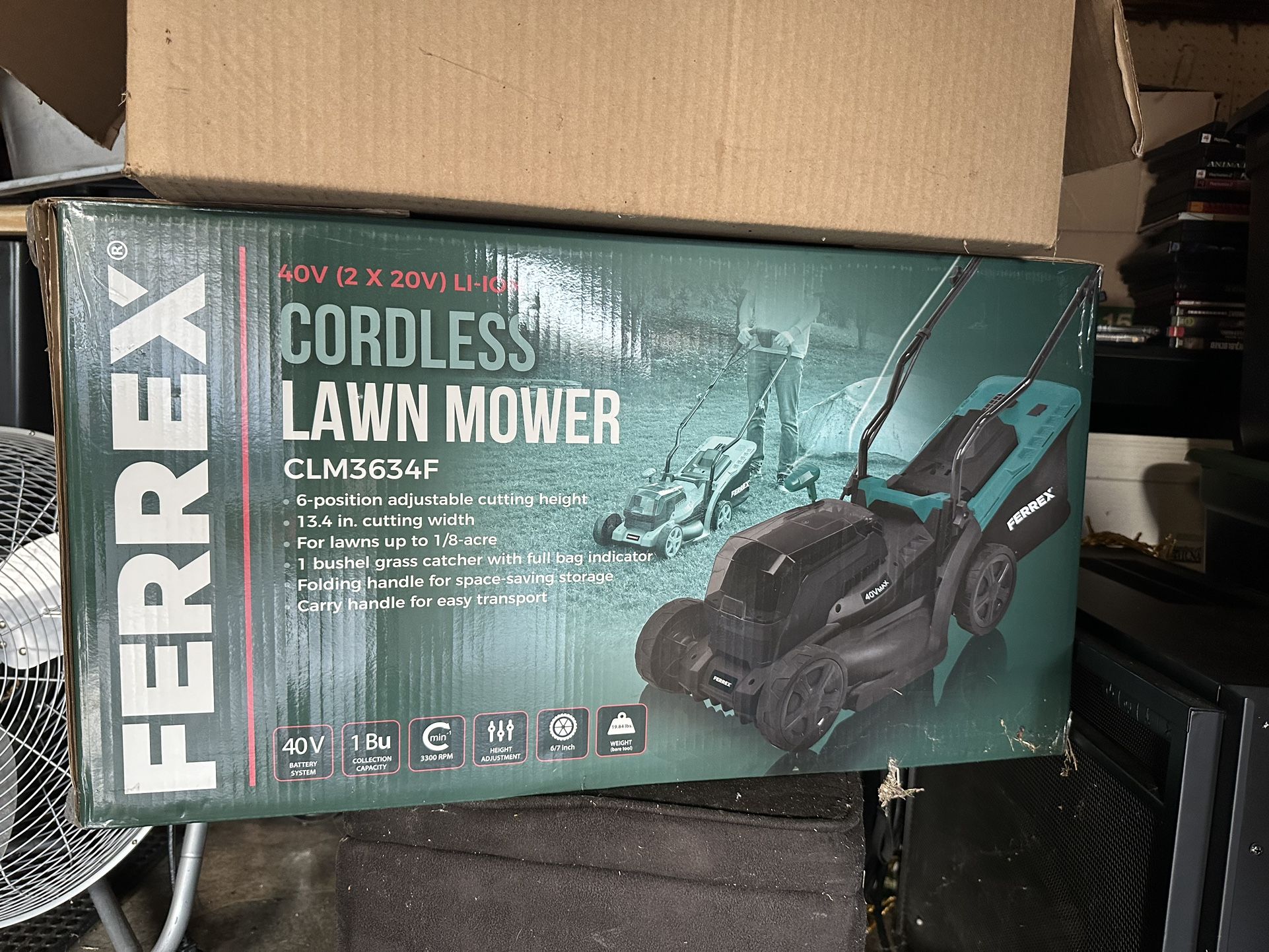 Ferrex Cordless Lawnmower 40V (2-20V)