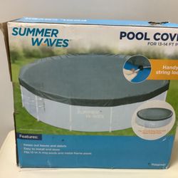 Pool Cover. For 13:  14.  Ft