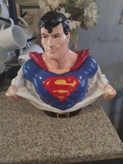 Collectable superman cookie jar