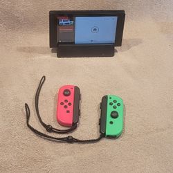 NINTENDO SWITCH VIDEO GAME SYSTEM SETUP * HYBRID TO GO HANDHELD HOME CONSOLE