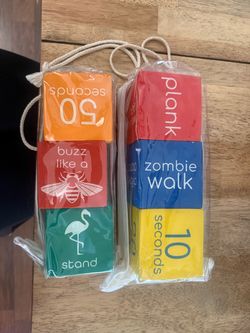 Kids activity dice