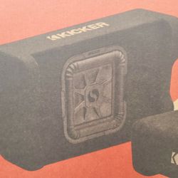 Brand new Kicker Square 10" L7 thin box WITH BUILT IN AMP car speaker subwoofer