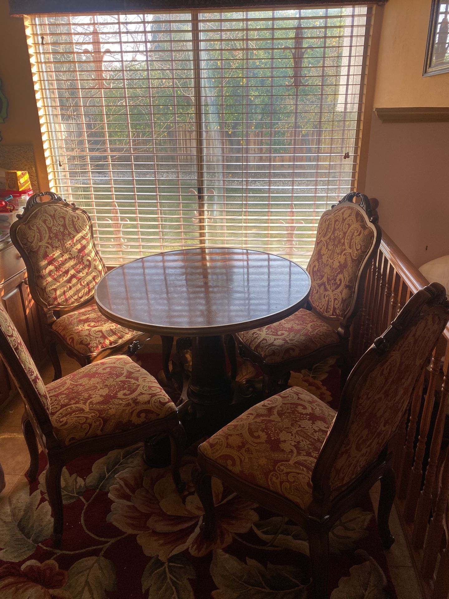 Table And 4 Chairs 