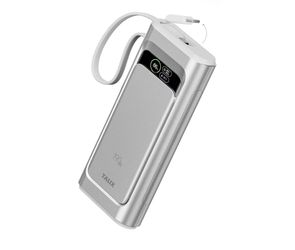 TALIX Laptop Power Bank, 20000mAh Portable Charger 190W Total Output, 3-Port Fast Charging (140W Max), Built-in USB-C Cable,High-Capacity External Bat