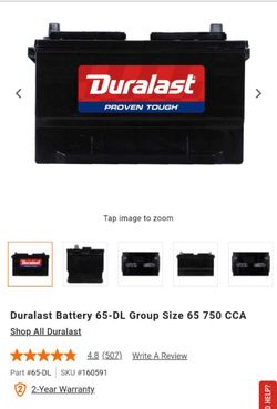 Brand New Duralast Truck /SUV BATTERY 3YR WARRANTY 