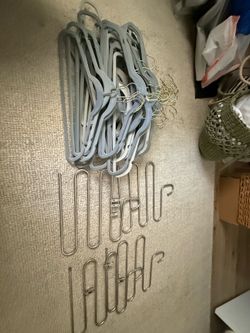 Hangers and garment hangers