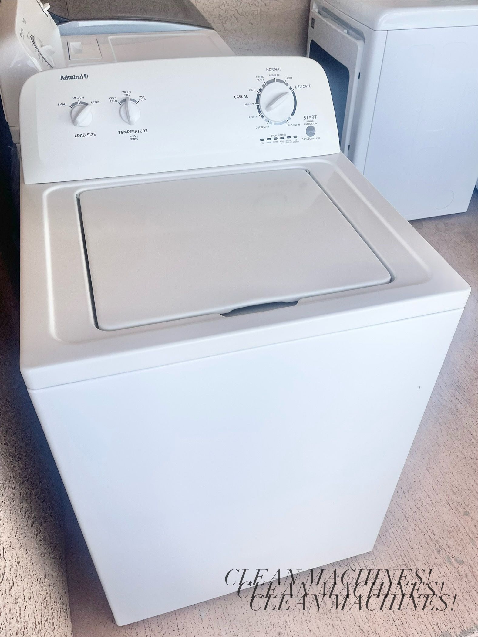 Admiral Washer 90 Day Warranty Some Delivery