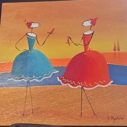 DOS HERMANAS PAINTING FROM E MYATLOV 