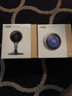Nest indoor camera and thermostat read profile