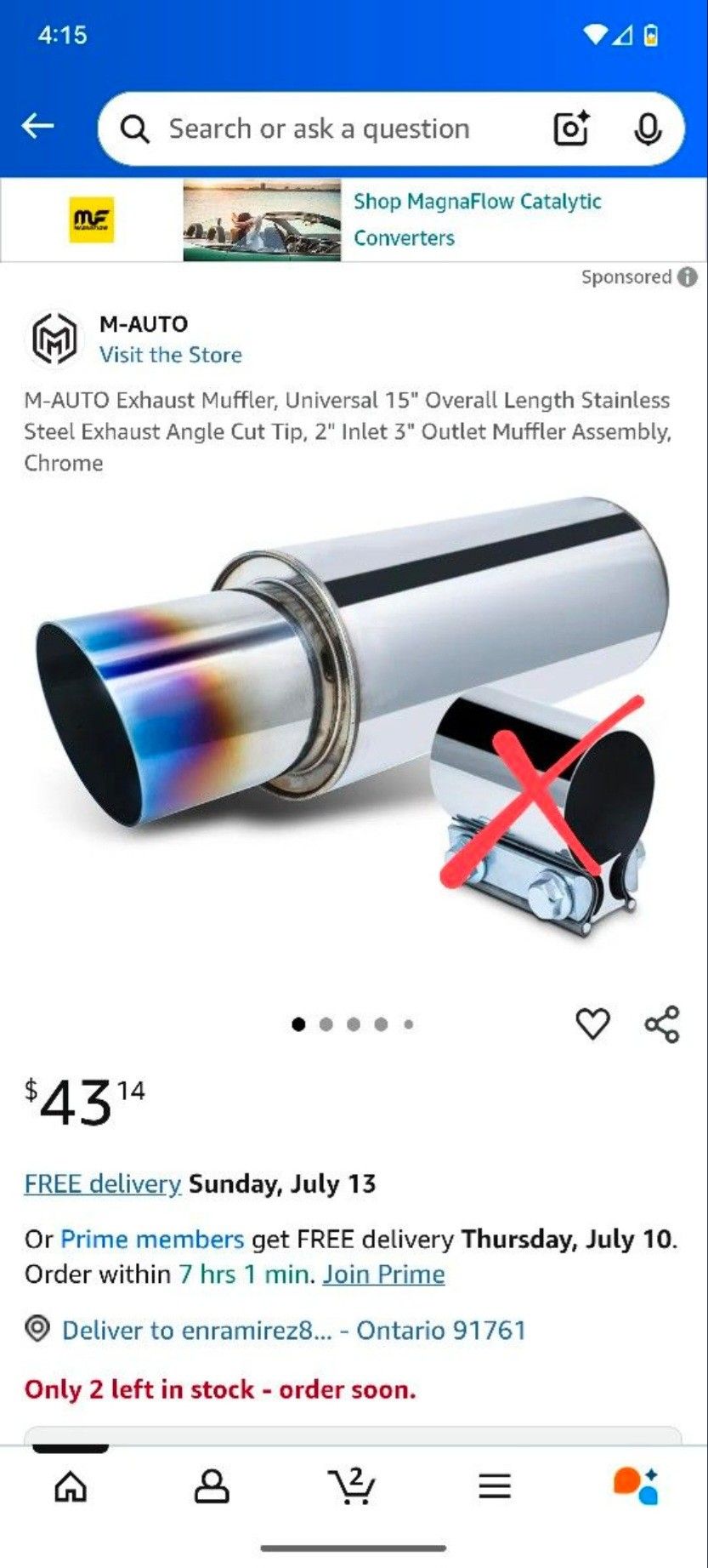 Exhaust Muffler