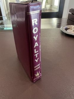 Royalty Word Game Antique 1960’s
