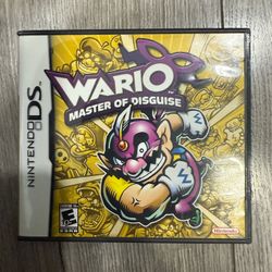 Wario Master Of Disguise For Nintendo Ds 