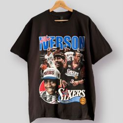 VINTAGE STYLE “ALLEN IVERSON” TEE SIZE S,M,L,XL,2XL