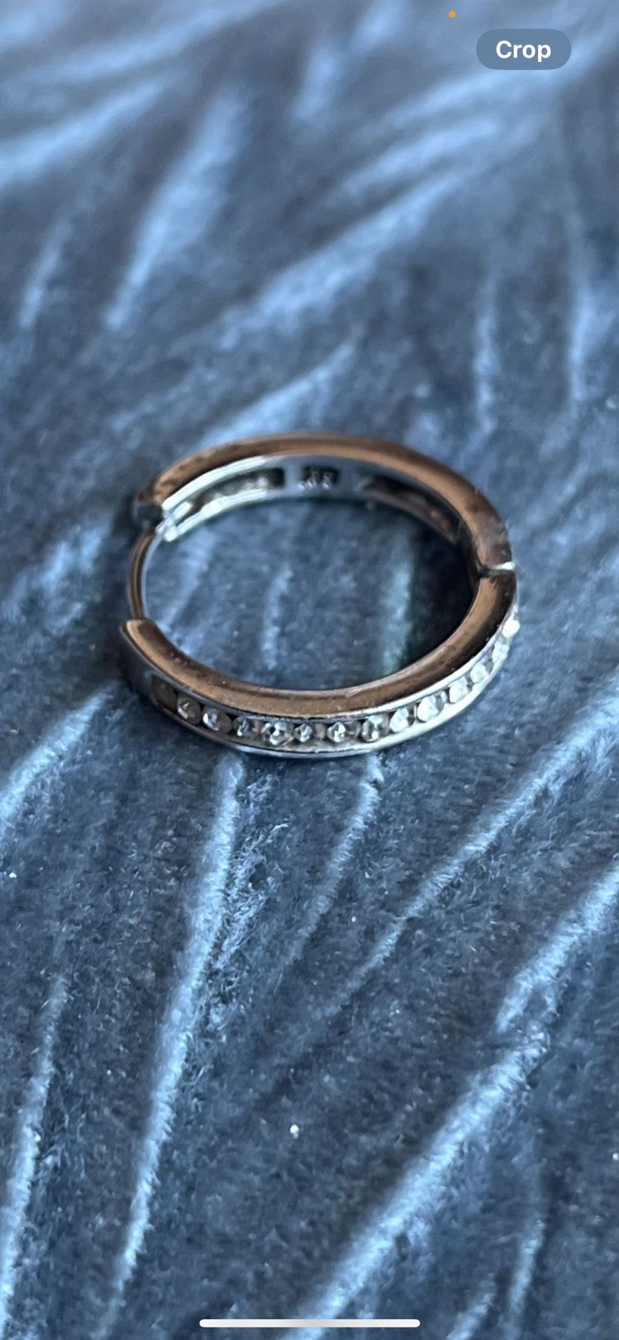 White Gold Diamond Earring