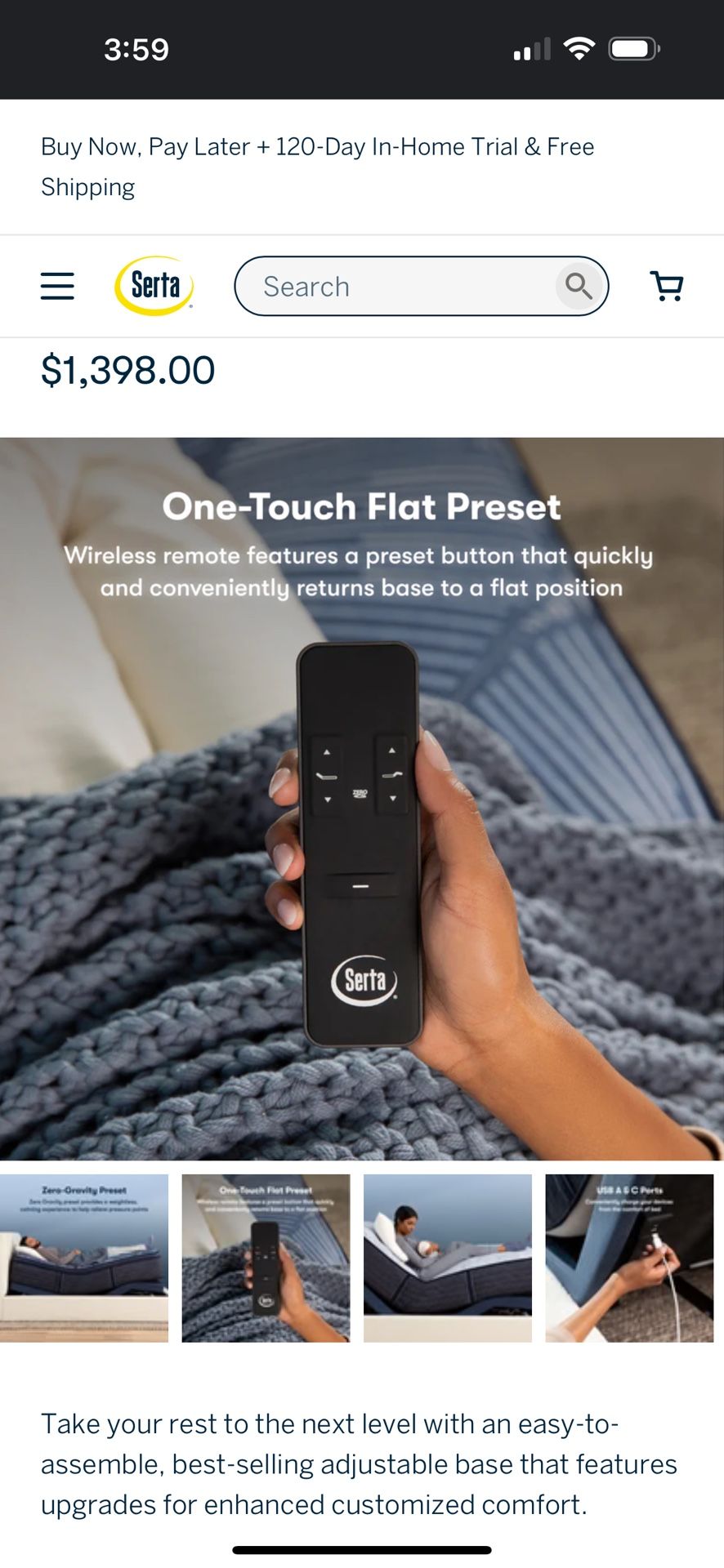 Serta Motion Plus California King Split 340 Series for Sale in Los