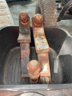 3 heavy hitch and jumper cables and reel fishing all