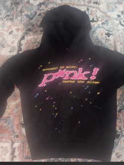 Sp5der spider black hoodie small