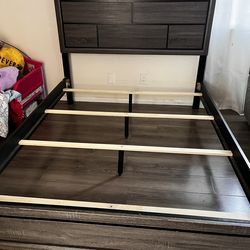 Queen bed frame
