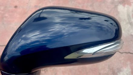 2012 Lexus IS250 Left Driver Side Mirror Assembly Deep Sea Blue 8 Wire