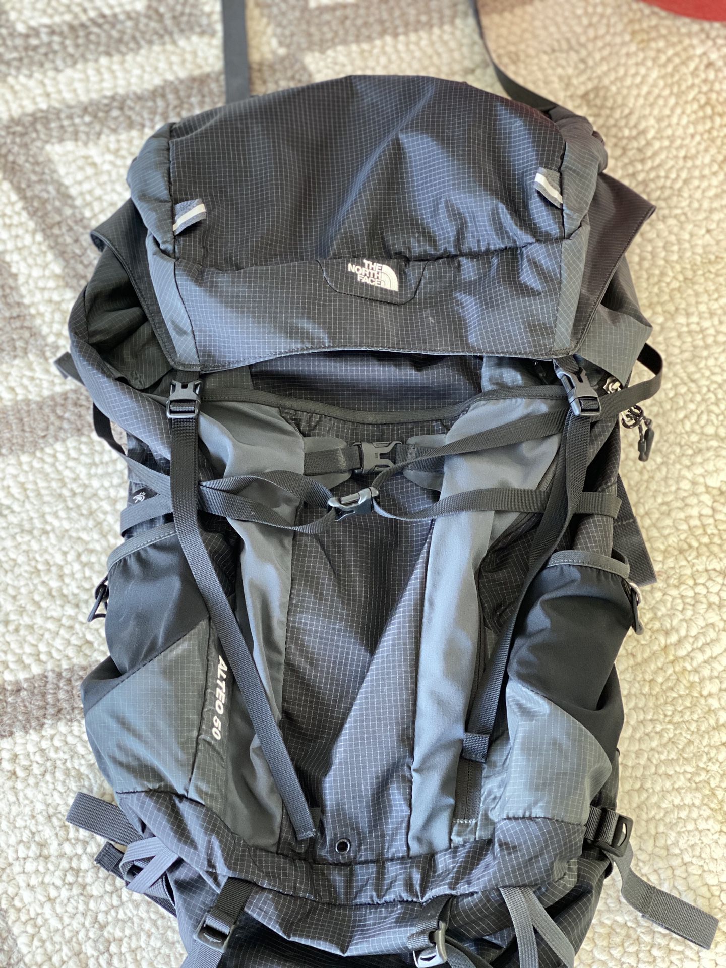 North Face Alteo 50L hiking backpack