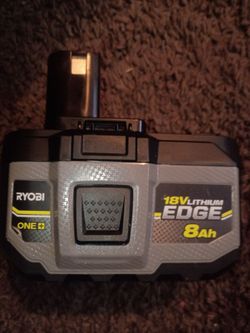 Ryobi ONE+ 18V Lithium Edge 8Ah Battery