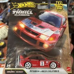 Hot Wheels Premium Car Culture Thrill Climbers Mitsubishi Lancer Evolution VI 