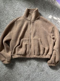 Old Navy Teddy Cropped Jacket Size S