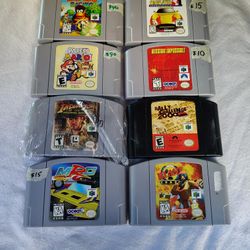 N64 video game lot Nintendo 64