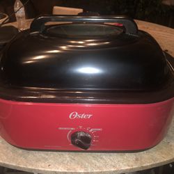 18 Quarts Oven Roaster ! Fit 22 Lbs. Work Good $35 Seagoville Tx 