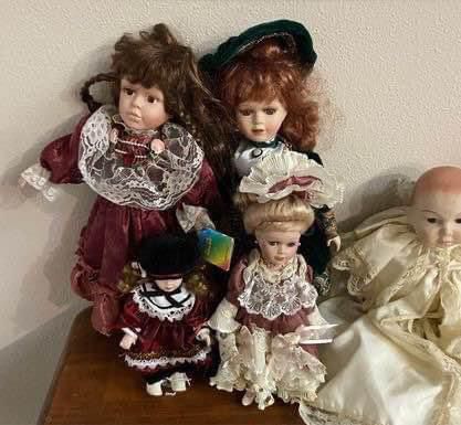 Vintage Porcelain Doll Lot $50 For All