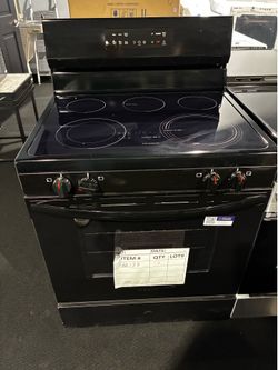 New Frigidaire black electric stove