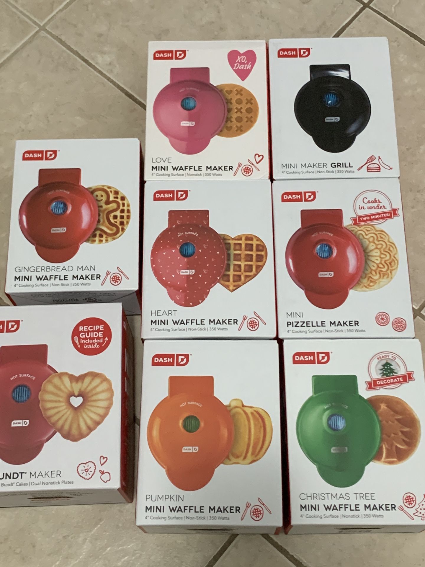 $10 Each Dash Personal Waffle Makers  