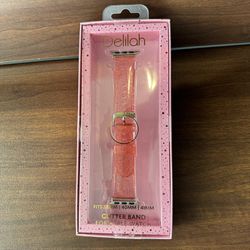 New Pink Glitter Smart Watch Band 