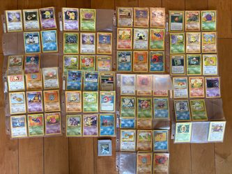 Large Lot of Pokémon Trading Cards