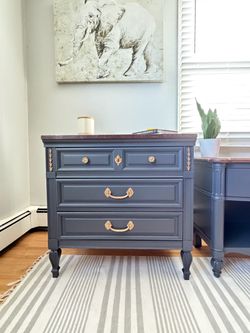 Refinished Vintage Dixie 3-Drawer Dresser / Accent Chest