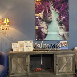 60 Inch Tv Stand Farmhouse Grey By Ashley 