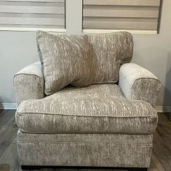 Condo size Sofa With Oversized Chair