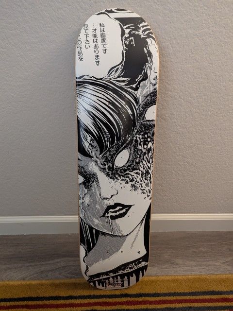Junji Ito Horror Manga Art Skateboard Deck