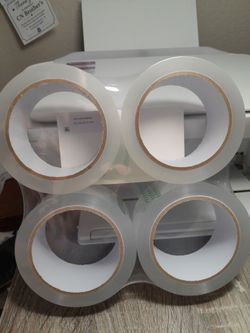 Clear Packing Tape 4-Pack 55 Yards