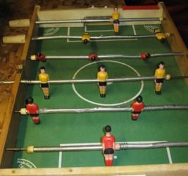Vintage foosball table