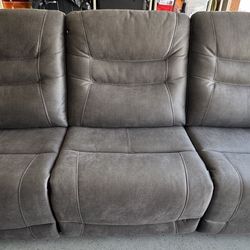 Couch with Recliners NEW