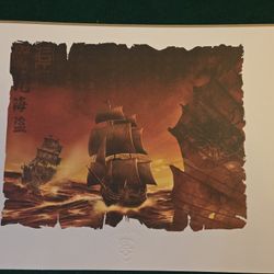 #2 Disney Store Pirates Of The Caribbean Limited Edition Litho 