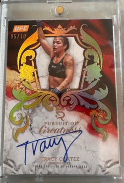 Topps Royalty UFC 2025 - Tracy Cortez Pursuit of Greatness Auto #/10
