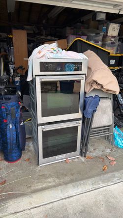KitchenAid upper and lower oven