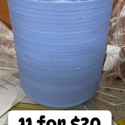 🌿 Bloem 9-Inches Blue Recycled Plastic Plant Saucers 💧