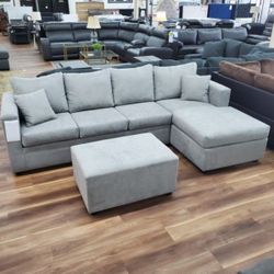 USA Made Sectional And Ottoman  Sofa Couches 