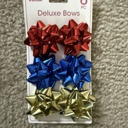 Brand New Set Of 6 Mini Deluse Bows (6 In Each Set / Total Of 30)