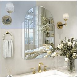 Medicine Cabinet with Arch Mirror (Both Silver and Gold available)